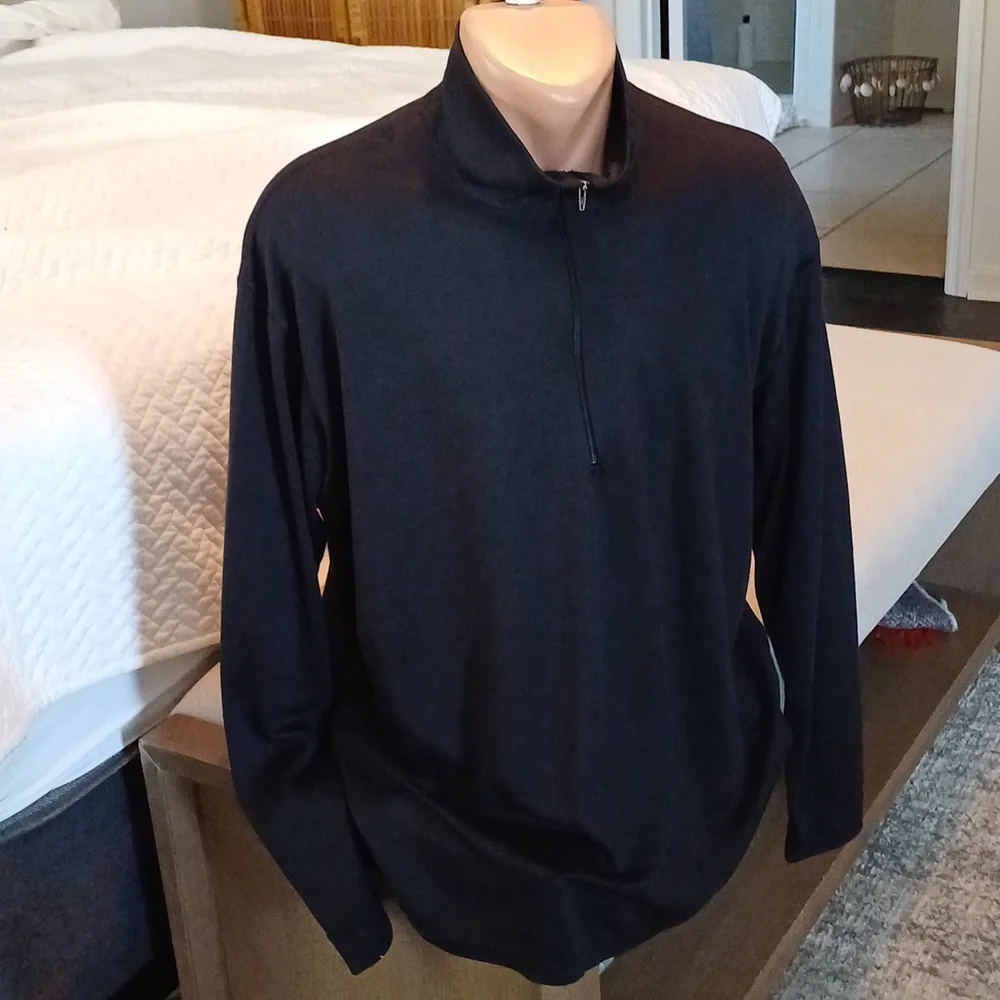 Patagonia Capilene Half Zip Midweight Long Sleeve Shirt Black XL - Picture 2 of 13